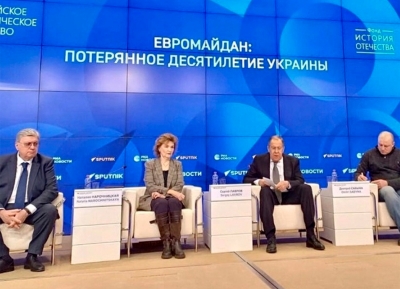 Посол Абхазии в России Алхас Квициниа принял участие в научно-практической конференции «Евромайдан: потерянное десятилетие Украины»      