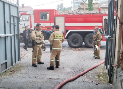Пожарные ликвидировали очаг возгорания в АбИГИ