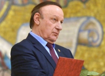 Владимир Делба поздравил ректора АГУ Алеко Гварамия с юбилеем